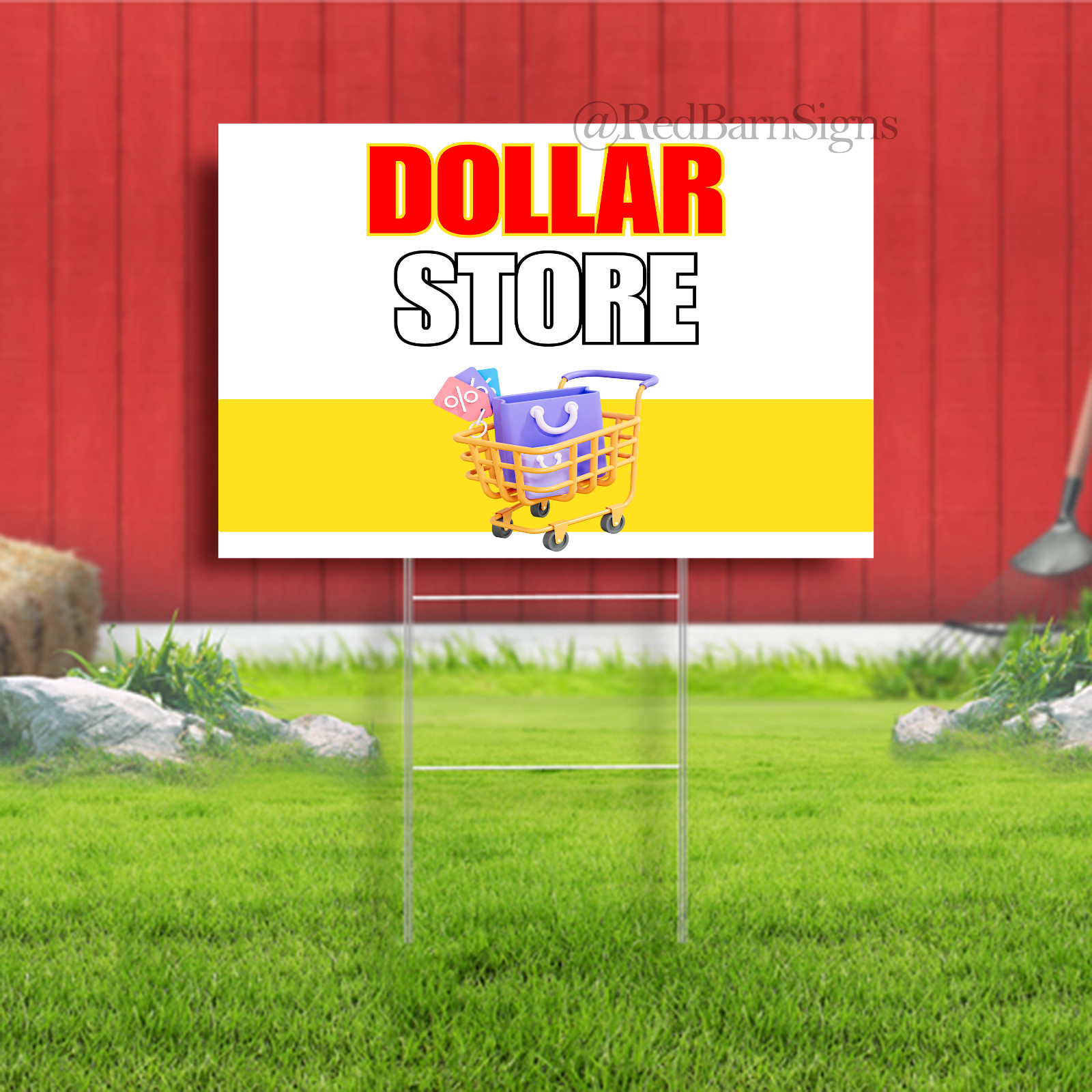 Dollar Store Indoor Outdoor Yard Sign