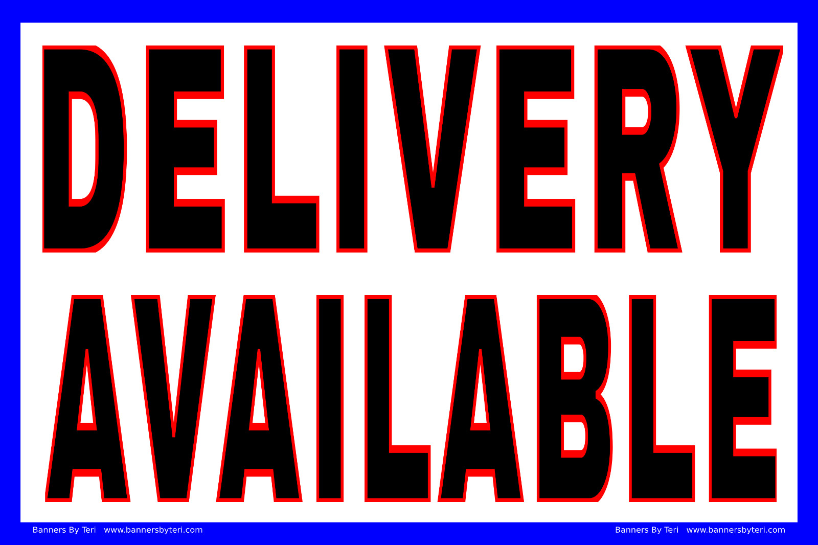 DELIVERY AVAILABLE – VINYL Banner Sigs -Rugged Reinforced – FAST SHIP -USA MADE