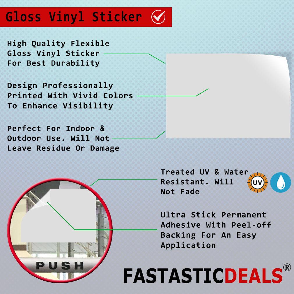 Decal Stickers Oversize Load Promotion Business Vinyl Store Sign Label Business