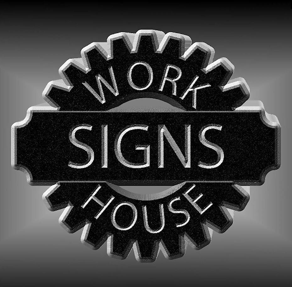 Enter at Your Own Punderful Risk BLACK Aluminum Composite Sign
