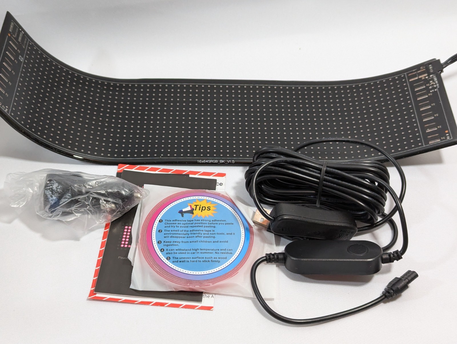 LED Sign for Car, Flexible Bright LED Signs with USB Bluetooth Smart APP Control