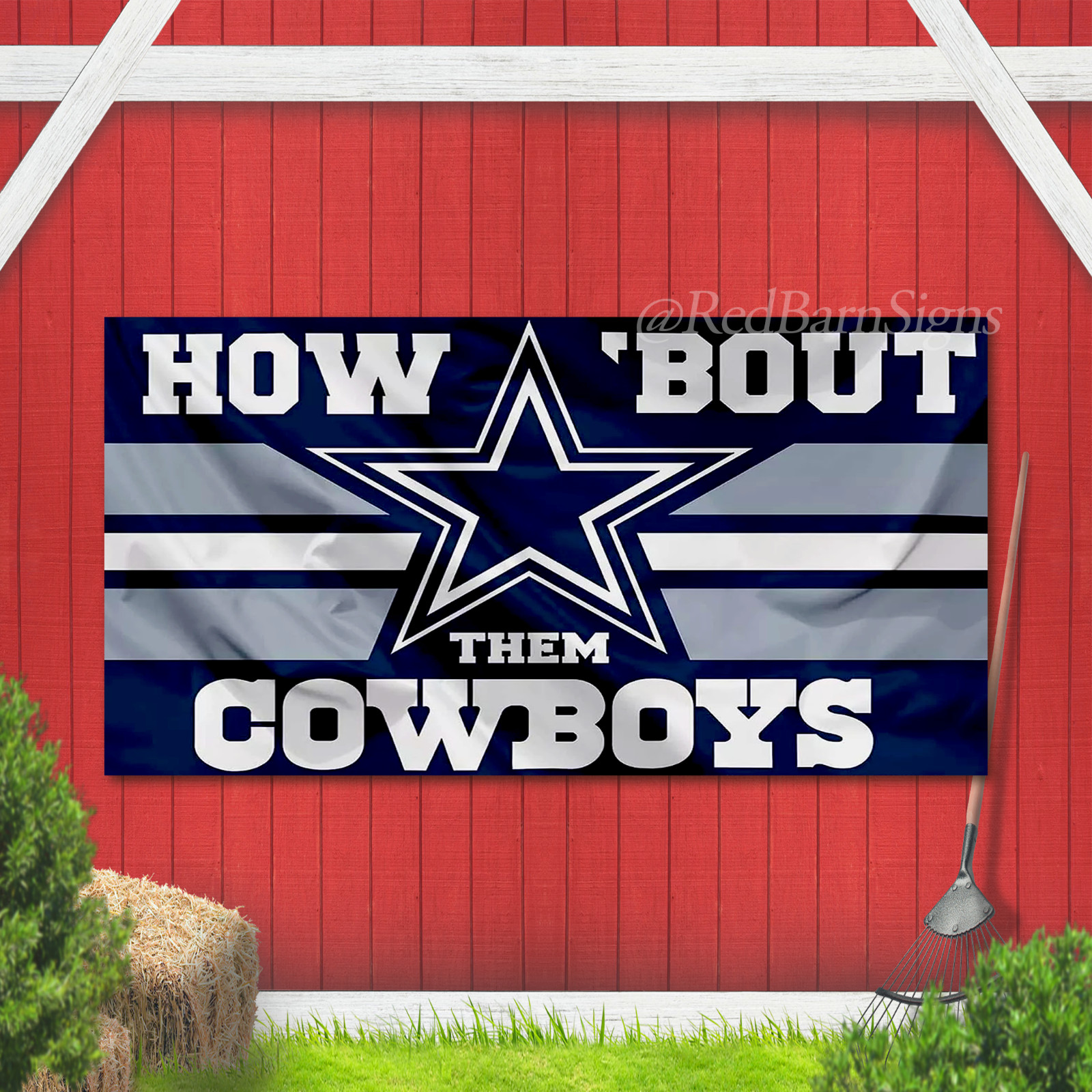 Dallas Cowboys Flag Banner NFL Football Free Shipping