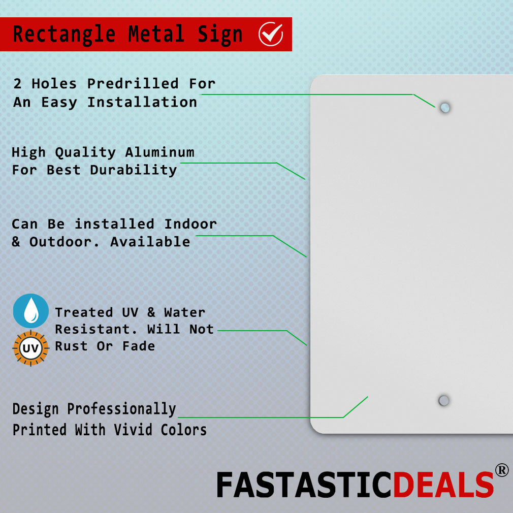 Vertical Metal Sign Multiple Sizes Stop Here for Valet Parking Left Arrow