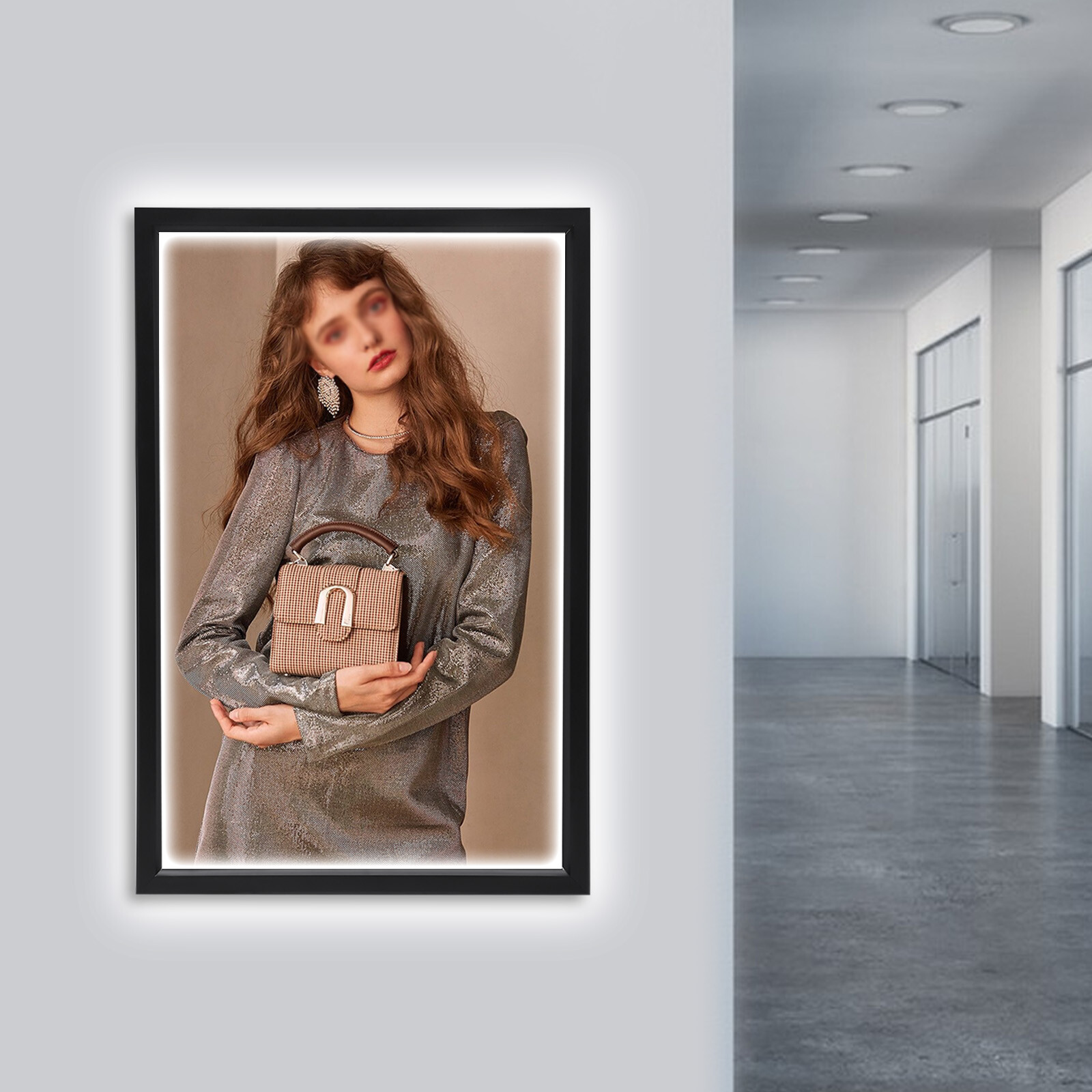 Led Poster Frame Holder Movie Poster Display Light Box Exhibition Sign