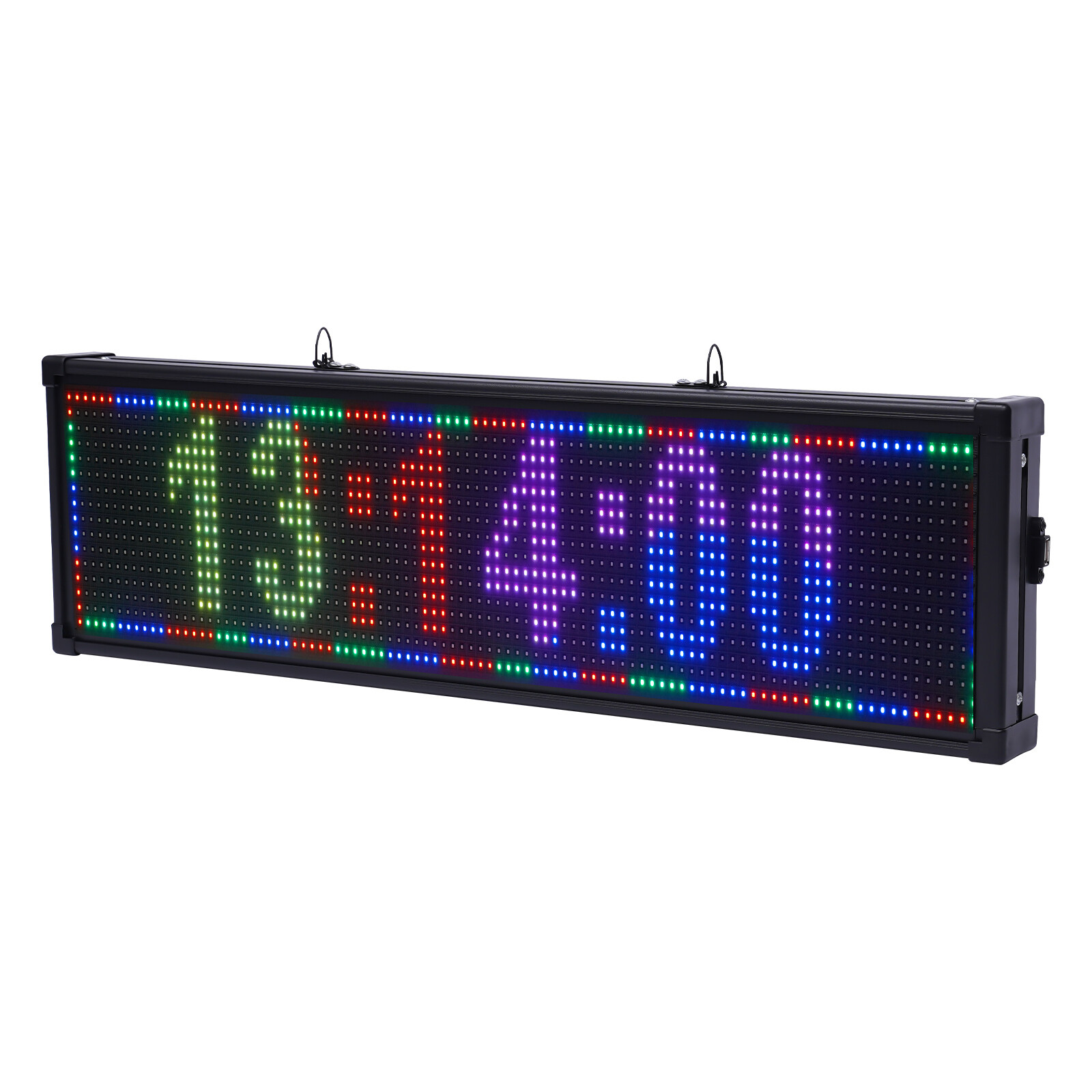 Full Color RGB Programmable Outdoor Sign 26″X8″ LED Scrolling Sign Message Board