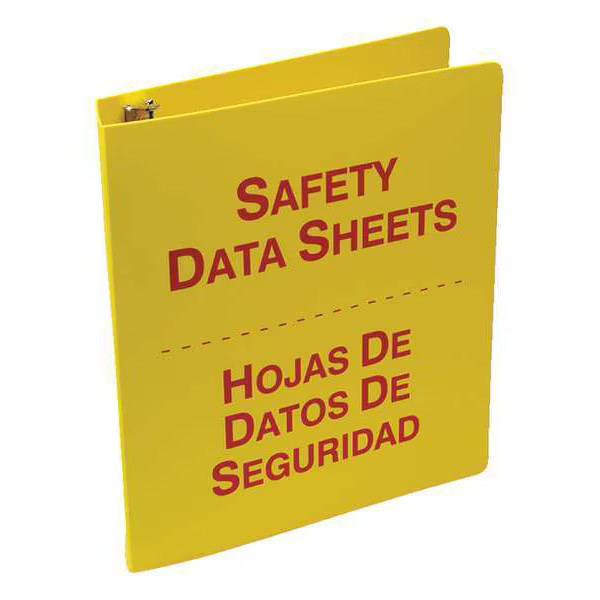 Binder, SDS Safety Data Sheets/Pliegos De Datos Sobre Seguridad, Plastic, 10 3/4