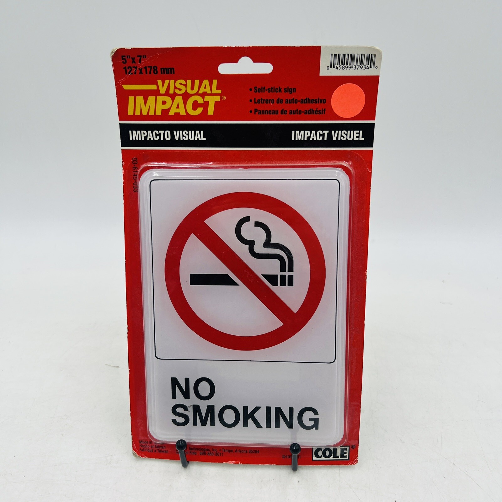 No Smoking Sign 5″x7″ Prohibited Access Plastic