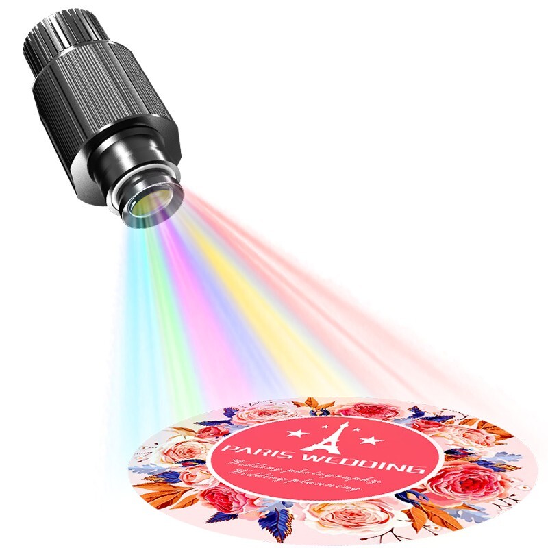 Custom 15W LED Logo GOBO Projector Waterproof Hotel Company Store In/Outdoor Use