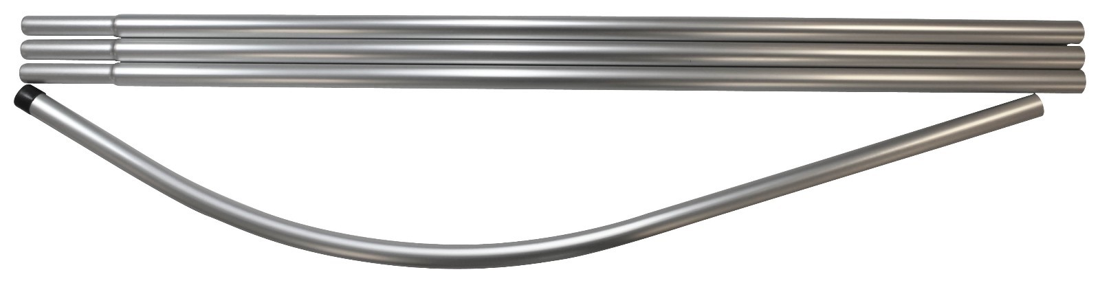 Solid Silver 15′ Tall Swooper Flag & Pole Kit Feather Super Bow Banner