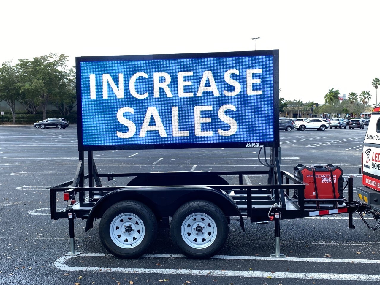 LED Sign Outdoor Board Full Color Programmable LED Board 6 ft x 4 ft LEDSign-USA